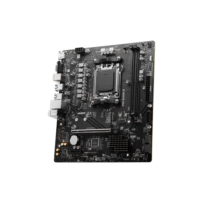 MOTHERBOARD MSI (PRO B650M-B) SOCKET AM5, 2*DDR5 6800, HDMI, VGA, 1*M.2, MICRO ATX image 2